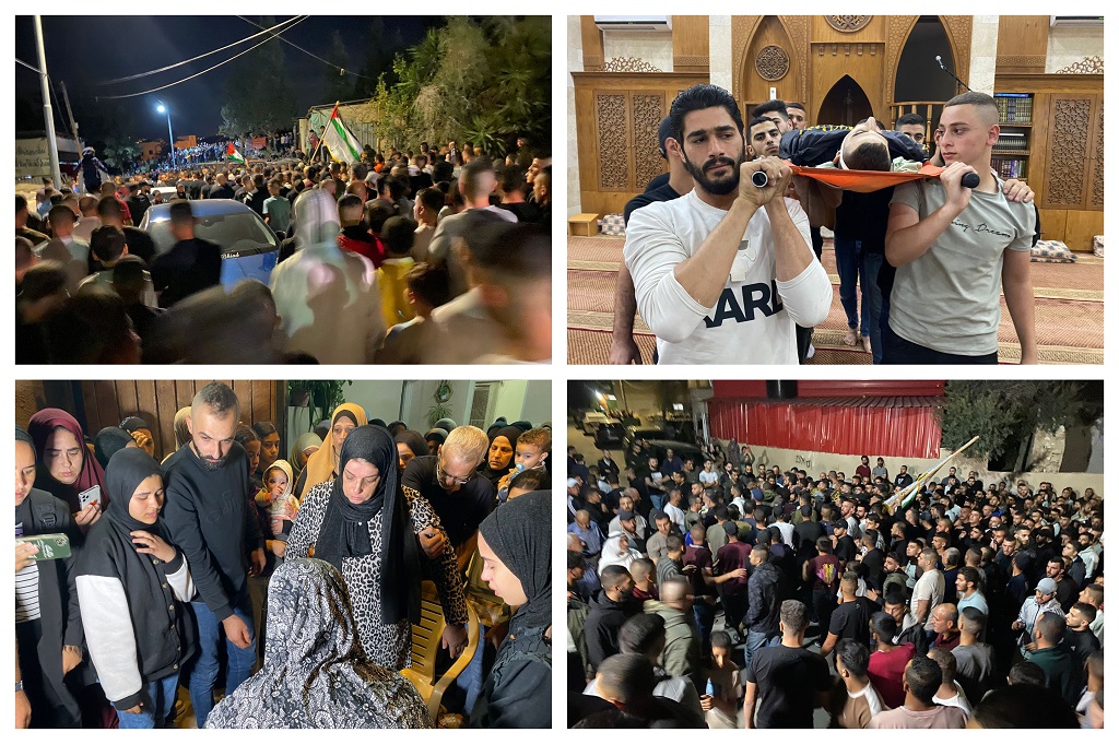 تشييع جثمان الشهيد وسام جميل حمران (21 عاما) في بلدة عرابة جنوب جنين (تصوير: ثائر أبو بكر/وفا)